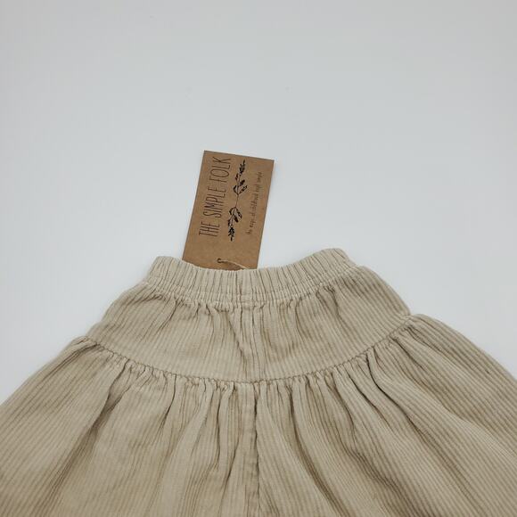 The Simple Folk The Corduroy Culottes in Oatmeal Size 0/3 Months - Picture 2 of 8